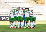 6 June 2019; Team Ireland prior to the 2019 Maurice Revello Toulon Tournament match between Mexico and Republic of Ireland at Parsemain in Fos-sur-Mer, France. Photo by Alexandre Dimou/Sportsfile