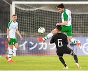 6 June 2019; Aaron Connolly of Ireland in action against Erick Germain Aguirre of Mexico during the 2019 Maurice Revello Toulon Tournament match between Mexico and Republic of Ireland at Parsemain in Fos-sur-Mer, France. Photo by Alexandre Dimou