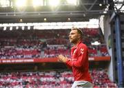 7 June 2019; Christian Eriksen of Denmark prior to the UEFA EURO2020 Qualifier Group D match between Denmark and Republic of Ireland at Telia Parken in Copenhagen, Denmark. Photo by Stephen McCarthy/Sportsfile