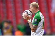 7 June 2019; James McClean of Republic of Ireland reacts during the UEFA EURO2020 Qualifier Group D match between Denmark and Republic of Ireland at Telia Parken in Copenhagen, Denmark. Photo by Stephen McCarthy/Sportsfile