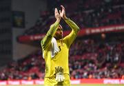 7 June 2019; Darren Randolph of Republic of Ireland applauds to the supporters following the UEFA EURO2020 Qualifier Group D match between Denmark and Republic of Ireland at Telia Parken in Copenhagen, Denmark. Photo by Stephen McCarthy/Sportsfile