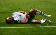 7 June 2019; Alan Judge of Republic of Ireland after picking up an injury during the UEFA EURO2020 Qualifier Group D match between Denmark and Republic of Ireland at Telia Parken in Copenhagen, Denmark. Photo by Stephen McCarthy/Sportsfile