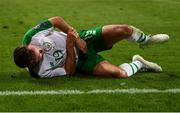 7 June 2019; Alan Judge of Republic of Ireland after picking up an injury during the UEFA EURO2020 Qualifier Group D match between Denmark and Republic of Ireland at Telia Parken in Copenhagen, Denmark. Photo by Stephen McCarthy/Sportsfile