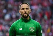 7 June 2019; Conor Hourihane of Republic of Ireland during the UEFA EURO2020 Qualifier Group D match between Denmark and Republic of Ireland at Telia Parken in Copenhagen, Denmark. Photo by Stephen McCarthy/Sportsfile