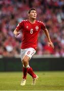 7 June 2019; Andreas Christensen of Denmark during the UEFA EURO2020 Qualifier Group D match between Denmark and Republic of Ireland at Telia Parken in Copenhagen, Denmark. Photo by Stephen McCarthy/Sportsfile