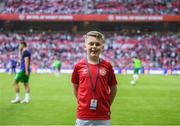 7 June 2019; Tiernan O'Kelly, from Dundrum, prior to the UEFA EURO2020 Qualifier Group D match between Denmark and Republic of Ireland at Telia Parken in Copenhagen, Denmark. Photo by Stephen McCarthy/Sportsfile