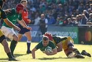 8 June 2019; Craig Casey of Ireland is tackled during the World Rugby U20 Championship Pool B match between Ireland and Australia at Club De Rugby Ateneo Inmaculada, Santa Fe, Argentina. Photo by Florencia Tan Jun/Sportsfile