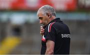 8 June 2019; Tyrone manager Gerard Moane during the TG4 Ulster Senior Championship Preliminary Round match between Donegal and Tyrone at Kingspan Breffni Park in Cavan. Photo by Daire Brennan/Sportsfile