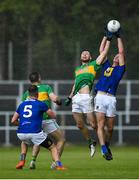 8 June 2019; Rory Finn of Wicklow in action against Conor Reynolds of Leitrim during the GAA Football All-Ireland Senior Championship Round 1 match between  Leitrim and Wicklow at Avantcard Páirc Seán Mac Diarmada in Carrick-on-Shannon, Leitrim. Photo by David Fitzgerald/Sportsfile