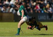 8 June 2019; Liam Turner of Ireland is tackled during the World Rugby U20 Championship Pool B match between Ireland and Australia at Club De Rugby Ateneo Inmaculada, Santa Fe, Argentina. Photo by Florencia Tan Jun/Sportsfile