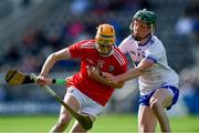 8 June 2019; Isaac Walsh of Cork in action against Joe Booth of Waterford during the Electric Ireland Munster Minor Hurling Championship match between Cork and Waterford at Páirc Uí Chaoimh in Cork. Photo by Piaras Ó Mídheach/Sportsfile