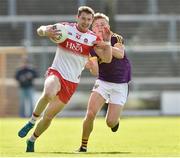 8 June 2019; Emmett Bradley of Derry in action against Martin O'Connor of Wexford during the GAA Football All-Ireland Senior Championship Round 1 match between Wexford and Derry at Innovate Wexford Park in Wexford. Photo by Matt Browne/Sportsfile