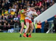 8 June 2019; Colm Cavanagh of Tyrone in action against Michael Murphy of Donegal during the Ulster GAA Football Senior Championship semi-final match between Donegal and Tyrone at Kingspan Breffni Park in Cavan. Photo by Daire Brennan/Sportsfile