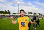 8 June 2019; Ryan McHugh of Donegal celebrates following the Ulster GAA Football Senior Championship semi-final match between Donegal and Tyrone at Kingspan Breffni Park in Cavan. Photo by Ramsey Cardy/Sportsfile