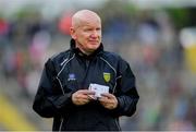 8 June 2019; Donegal manager Declan Bonner during the Ulster GAA Football Senior Championship semi-final match between Donegal and Tyrone at Kingspan Breffni Park in Cavan. Photo by Ramsey Cardy/Sportsfile