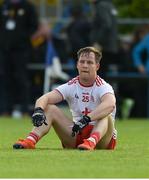 8 June 2019; A dejected Kieran McGeary of Tyrone after the Ulster GAA Football Senior Championship semi-final match between Donegal and Tyrone at Kingspan Breffni Park in Cavan. Photo by Daire Brennan/Sportsfile