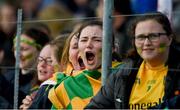 8 June 2019; Anxious Donegal supporters cheer on their side near the end of the Ulster GAA Football Senior Championship semi-final match between Donegal and Tyrone at Kingspan Breffni Park in Cavan. Photo by Daire Brennan/Sportsfile
