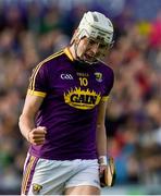 8 June 2019; Rory O'Connor of Wexford celebrates after scoring the first goal against Carlow during the Leinster GAA Hurling Senior Championship Round 4 match between Wexford and Carlow at Innovate Wexford Park in Wexford. Photo by Matt Browne/Sportsfile