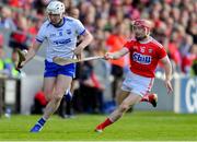 8 June 2019; Shane Bennett of Waterford in action against Daniel Kearney of Cork during the Munster GAA Hurling Senior Championship Round 4 match between Cork and Waterford at Páirc Uí Chaoimh in Cork. Photo by Piaras Ó Mídheach/Sportsfile