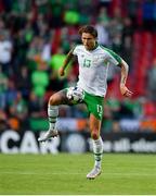 7 June 2019; Jeff Hendrick of Republic of Ireland during the UEFA EURO2020 Qualifier Group D match between Denmark and Republic of Ireland at Telia Parken in Copenhagen, Denmark. Photo by Seb Daly/Sportsfile