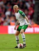 7 June 2019; James McClean of Republic of Ireland during the UEFA EURO2020 Qualifier Group D match between Denmark and Republic of Ireland at Telia Parken in Copenhagen, Denmark. Photo by Seb Daly/Sportsfile