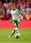 7 June 2019; Alan Judge of Republic of Ireland during the UEFA EURO2020 Qualifier Group D match between Denmark and Republic of Ireland at Telia Parken in Copenhagen, Denmark. Photo by Seb Daly/Sportsfile