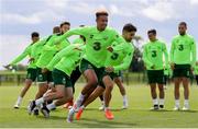 9 June 2019; Callum Robinson during a Republic of Ireland training session at the FAI National Training Centre in Abbotstown, Dublin. Photo by Stephen McCarthy/Sportsfile