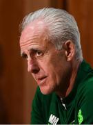 9 June 2019; Republic of Ireland manager Mick McCarthy during a press conference at the FAI National Training Centre in Abbotstown, Dublin. Photo by Stephen McCarthy/Sportsfile