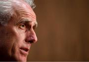 9 June 2019; Republic of Ireland manager Mick McCarthy during a press conference at the FAI National Training Centre in Abbotstown, Dublin. Photo by Stephen McCarthy/Sportsfile