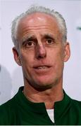 9 June 2019; Republic of Ireland manager Mick McCarthy during a press conference at the FAI National Training Centre in Abbotstown, Dublin. Photo by Stephen McCarthy/Sportsfile