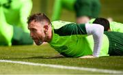 9 June 2019; Richard Keogh during a Republic of Ireland training session at the FAI National Training Centre in Abbotstown, Dublin. Photo by Stephen McCarthy/Sportsfile