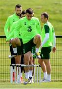 9 June 2019; Seamus Coleman during a Republic of Ireland training session at the FAI National Training Centre in Abbotstown, Dublin. Photo by Stephen McCarthy/Sportsfile