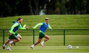 9 June 2019; Callum Robinson during a Republic of Ireland training session at the FAI National Training Centre in Abbotstown, Dublin. Photo by Stephen McCarthy/Sportsfile