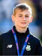 8 June 2019; Cian Dignam of Shamrock Rovers U12's during the SSE Airtricity League Premier Division match between Shamrock Rovers and Derry City at Tallaght Stadium in Dublin. Photo by Stephen McCarthy/Sportsfile