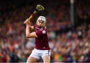 9 June 2019; Jason Flynn of Galway scores his side's second point, from a free in the sixth minute, of the Leinster GAA Hurling Senior Championship Round 4 match between Kilkenny and Galway at Nowlan Park in Kilkenny. Photo by Ray McManus/Sportsfile