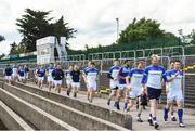 9 June 2019; The Longford team make their way for warm-up ahead of the GAA Football All-Ireland Senior Championship Round 1 match between Carlow and Longford at Netwatch Cullen Park in Carlow. Photo by Ramsey Cardy/Sportsfile