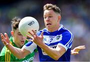9 June 2019; Stephen Attride of Laois in action against James Conlon of Meath during the Leinster GAA Football Senior Championship Semi-Final match between Meath and Laois at Croke Park in Dublin. Photo by Piaras Ó Mídheach/Sportsfile
