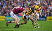 9 June 2019; Richie Leahy of Kilkenny in action against Joseph Cooney of Galway during the Leinster GAA Hurling Senior Championship Round 4 match between Kilkenny and Galway at Nowlan Park in Kilkenny. Photo by Daire Brennan/Sportsfile