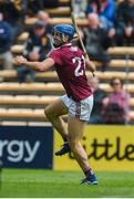 9 June 2019; Johnny Coen of Galway celebrates after scoring his side's third goal during the Leinster GAA Hurling Senior Championship Round 4 match between Kilkenny and Galway at Nowlan Park in Kilkenny. Photo by Daire Brennan/Sportsfile