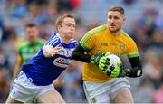 9 June 2019; Andrew Colgan of Meath in action against Paul Kingston of Laois during the Leinster GAA Football Senior Championship Semi-Final match between Meath and Laois at Croke Park in Dublin. Photo by Piaras Ó Mídheach/Sportsfile