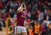 9 June 2019; Gearoid McInerney of Galway enjoys a drink, of water, after the Leinster GAA Hurling Senior Championship Round 4 match between Kilkenny and Galway at Nowlan Park in Kilkenny. Photo by Ray McManus/Sportsfile