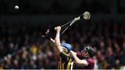 9 June 2019; TJ Reid of Kilkenny in action against Padraic Mannion of Galway during the Leinster GAA Hurling Senior Championship Round 4 match between Kilkenny and Galway at Nowlan Park in Kilkenny. Photo by Daire Brennan/Sportsfile
