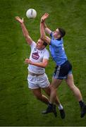 9 June 2019; Brian Fenton of Dublin in action against Tommy Moolick of Kildare during the Leinster GAA Football Senior Championship semi-final match between Dublin and Kildare at Croke Park in Dublin. Photo by Stephen McCarthy/Sportsfile