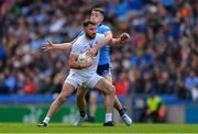 9 June 2019; Fergal Conway of Kildare in action against Cormac Costello of Dublin during the Leinster GAA Football Senior Championship Semi-Final match between Dublin and Kildare at Croke Park in Dublin. Photo by Piaras Ó Mídheach/Sportsfile