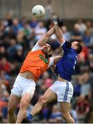 9 June 2019; Aidan Forker of Armagh in action against Martin Reilly of Cavan during the Ulster GAA Football Senior Championship Semi-Final Replay match between Cavan and Armagh at St Tiarnach's Park in Clones, Monaghan. Photo by Oliver McVeigh/Sportsfile