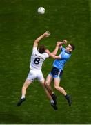 9 June 2019; Brian Fenton of Dublin in action against Kevin Feely of Kildare during the Leinster GAA Football Senior Championship semi-final match between Dublin and Kildare at Croke Park in Dublin. Photo by Stephen McCarthy/Sportsfile