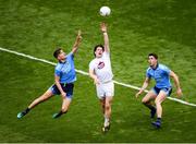 9 June 2019; Chris Healy of Kildare in action against Michael Fitzsimons, left, and David Byrne of Dublin during the Leinster GAA Football Senior Championship semi-final match between Dublin and Kildare at Croke Park in Dublin. Photo by Stephen McCarthy/Sportsfile