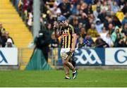 9 June 2019; A dejected Ger Aylward of Kilkenny leaves the field after being sent off during the Leinster GAA Hurling Senior Championship Round 4 match between Kilkenny and Galway at Nowlan Park in Kilkenny. Photo by Daire Brennan/Sportsfile