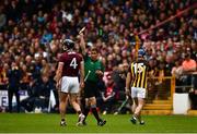 9 June 2019; Ger Aylward, 15, of Kilkenny leaves the field after he and Aidan Harte of Galway were issued with yellow cards by referee Coly Lyons late in the Leinster GAA Hurling Senior Championship Round 4 match between Kilkenny and Galway at Nowlan Park in Kilkenny. Photo by Ray McManus/Sportsfile