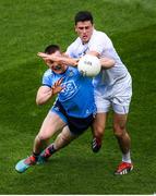 9 June 2019; Con O'Callaghan of Dublin in action against Mick O'Grady of Kildare during the Leinster GAA Football Senior Championship semi-final match between Dublin and Kildare at Croke Park in Dublin. Photo by Stephen McCarthy/Sportsfile